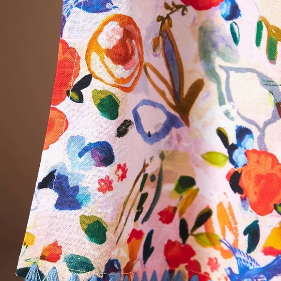 Anthropologie Luna Dish Towel, Set of 2, NWT, multi color floral - Picture 2 of 2